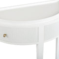 Custom Color Clermont Demilune Console closeup