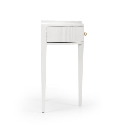 Custom Color Clermont Demilune Console side view