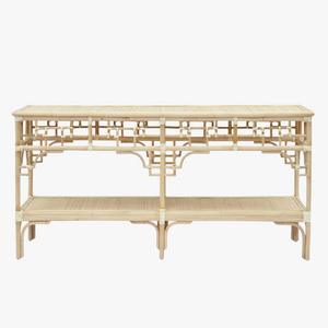 Custom Color Pagoda Console Table