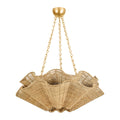 Heybrook Woven Chandelier - Scalloped Edge