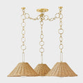 Dartmoor Woven Rattan Chandelier from Dear Keaton