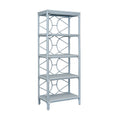 Fernandina Light Blue Rattan Etagere Shelving