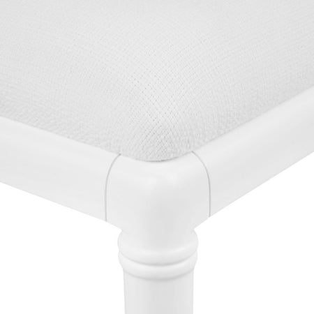 Highgrove White Counter Stool Closeup
