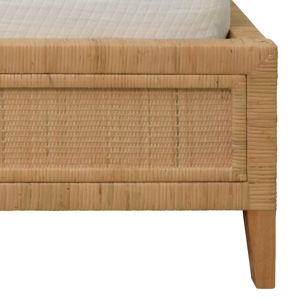 Dorian Woven Cane Bed Footboard