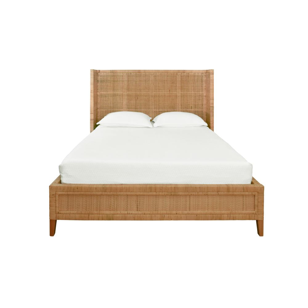 Dorian Woven Cane Bed - Queen Size