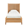 Dorian Woven Cane Twin Size Bed