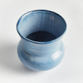 Dabney Chambray Blue Stoneware Pot top view