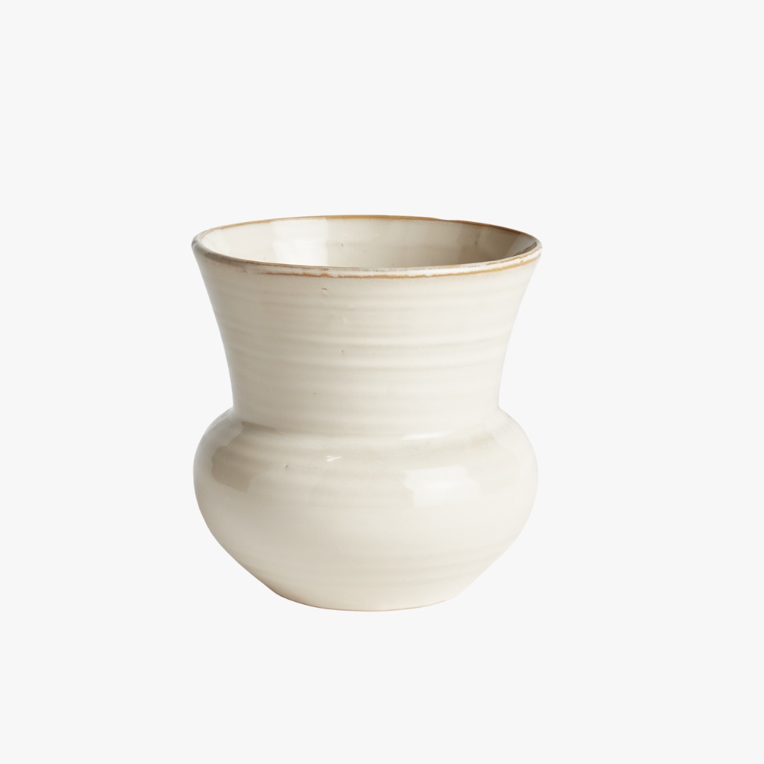 Dabney Ivory Stoneware Pot