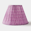 Lilac Daisy Gathered Lamp Shade