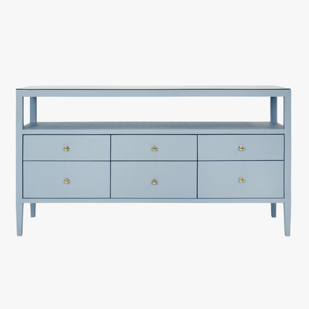 Damien Light Blue Console Table