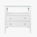 Damien White Side Table
