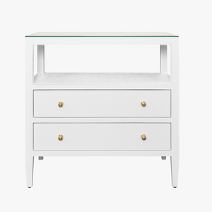 Damien White Side Table