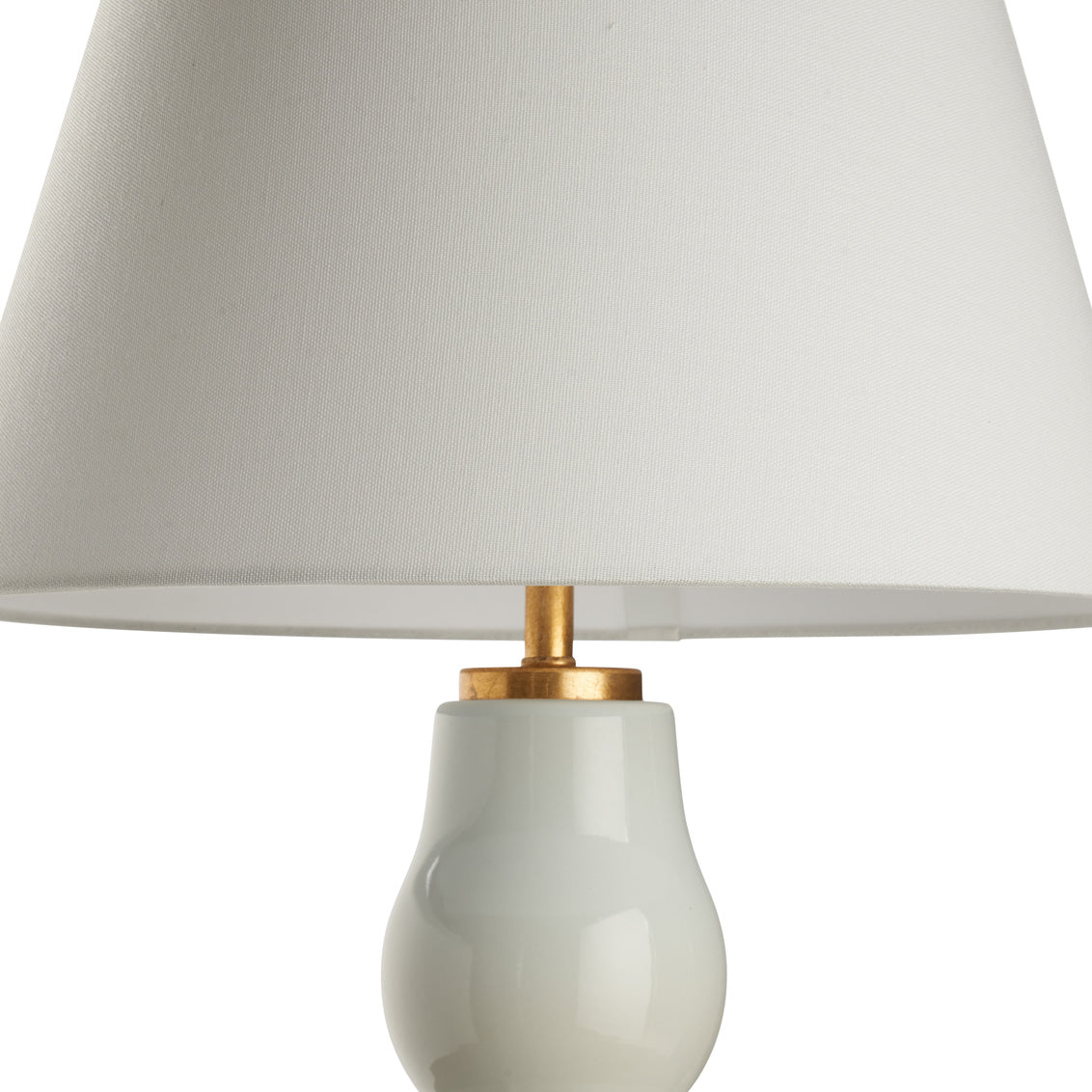 Daphne Ice Pale Blue Ceramic Table Lamp linen shade