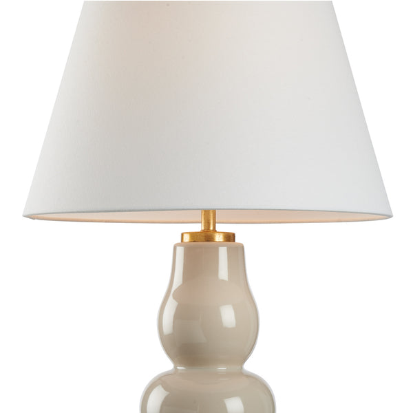 Daphne Sand Table Lamp - Tapered Linen Shade