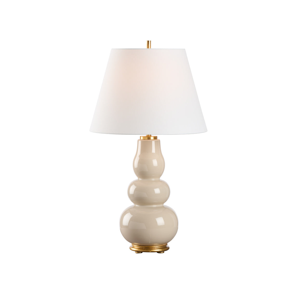Daphne Sand Table Lamp illuminated