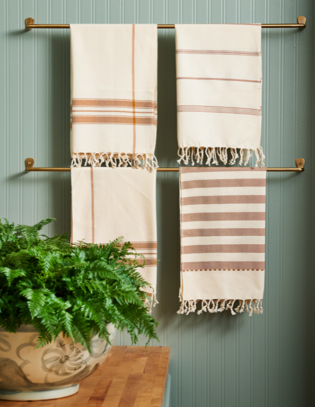 Brass Finish Towel Bar