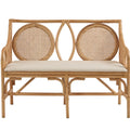 Deauville Rattan Settee Bench