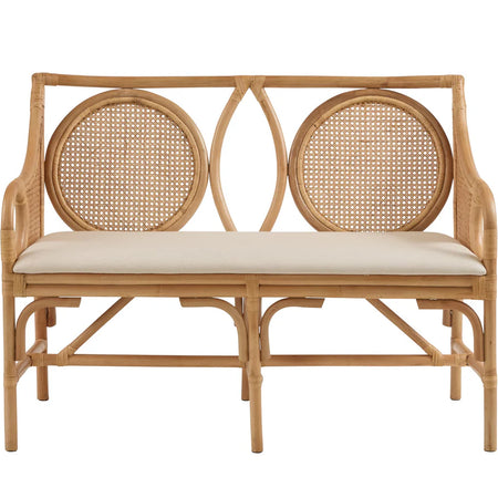 Deauville Rattan Settee Bench
