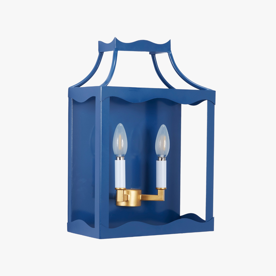 Del Mar Marine Blue Wall Sconce by Dear Keaton