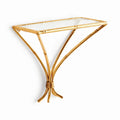 Delancey Bamboo Style Gold Wall Bracket 