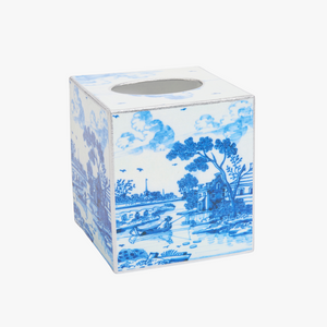 Delft Landscape Tissue Box Cover