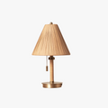 Delphine Mini Table Lamp - rattan shade