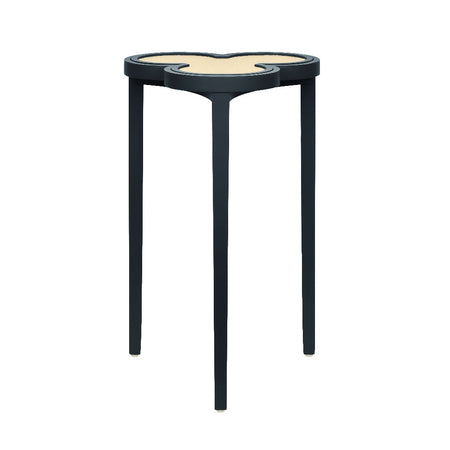 Deschamps Navy Accent Table side view