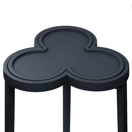 Deschamps Navy Lacquer Accent Table 