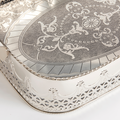 Devon Nickel Embossed Bar Tray - etched details
