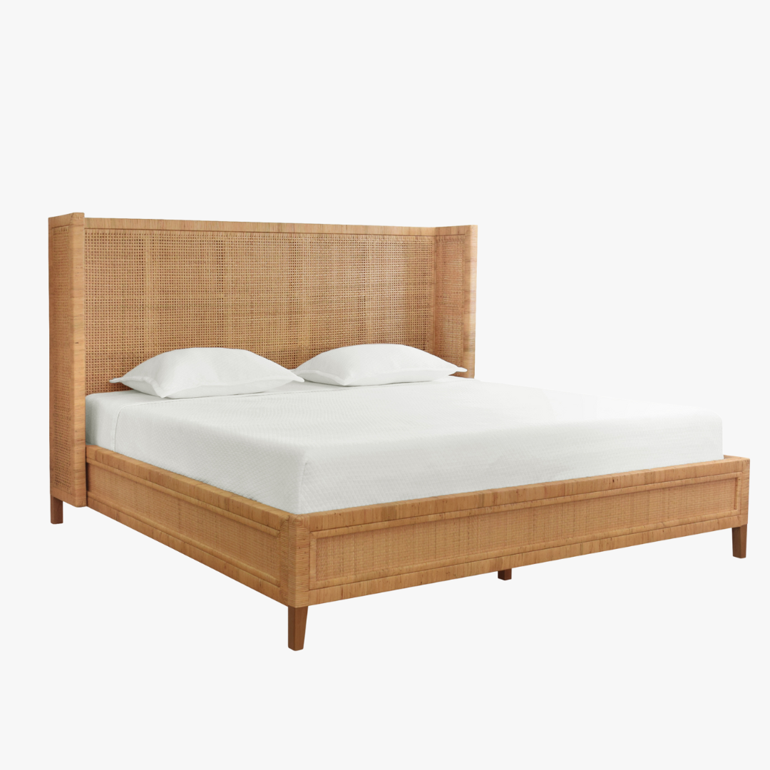 Dorian Woven Cane Bed