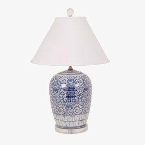 Double Happiness Melon Jar Lamp