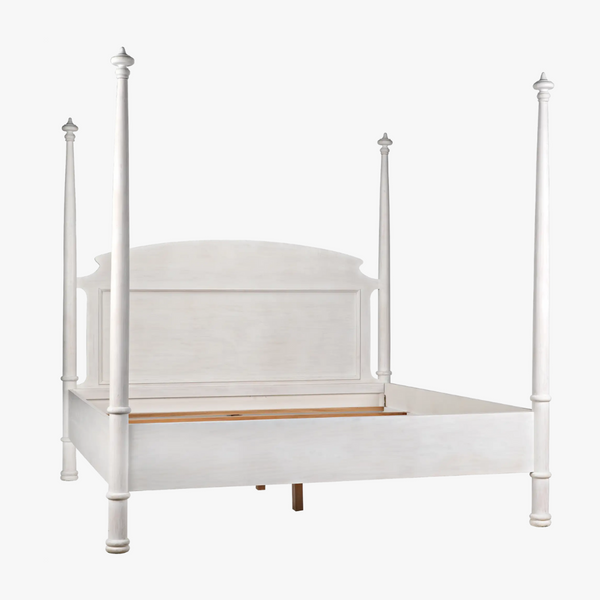 Douglas White Bed - four poster