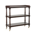 Drayton Butlers Trolley - dark mahogany finish