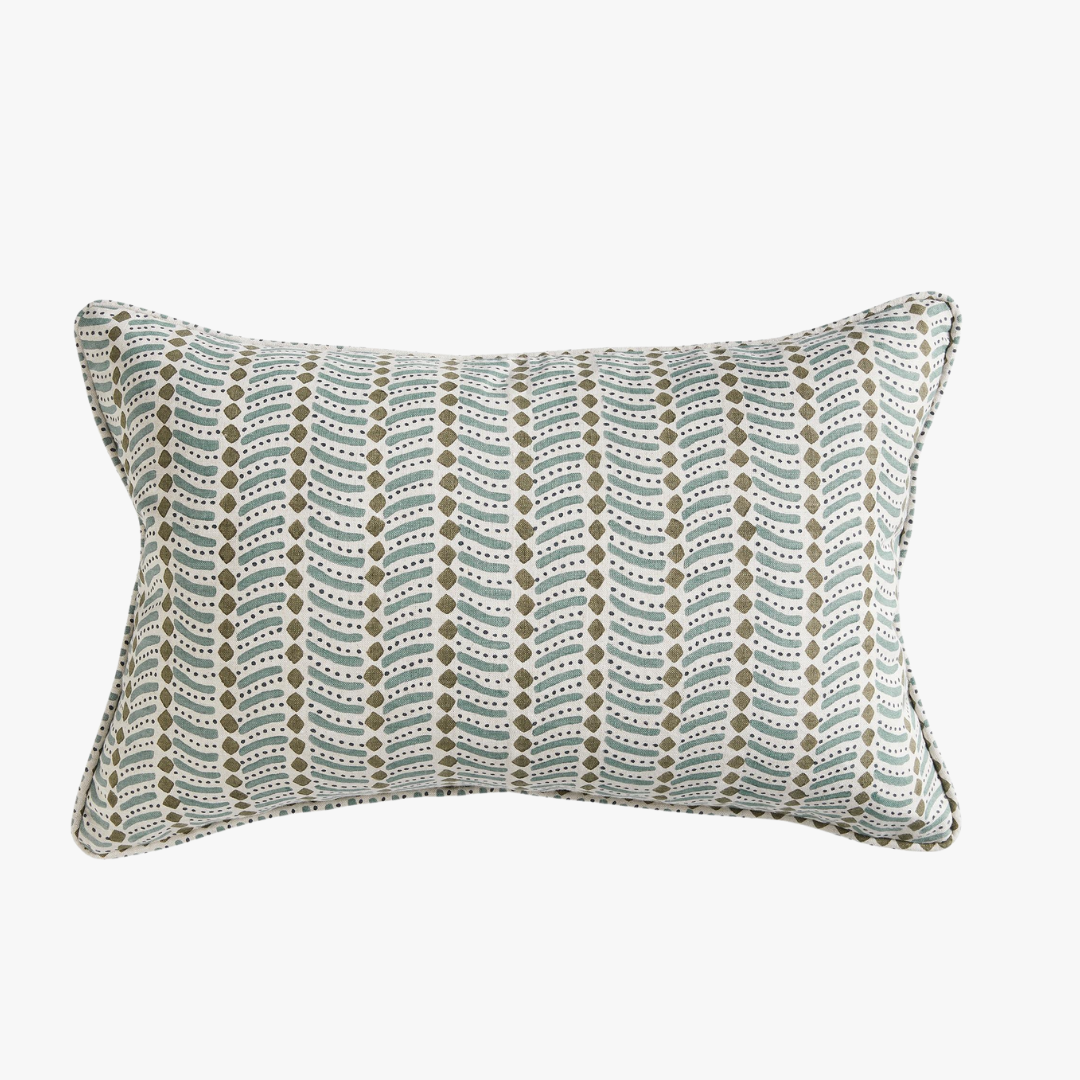 Dubrovnik Slate Lumbar Pillow Cover
