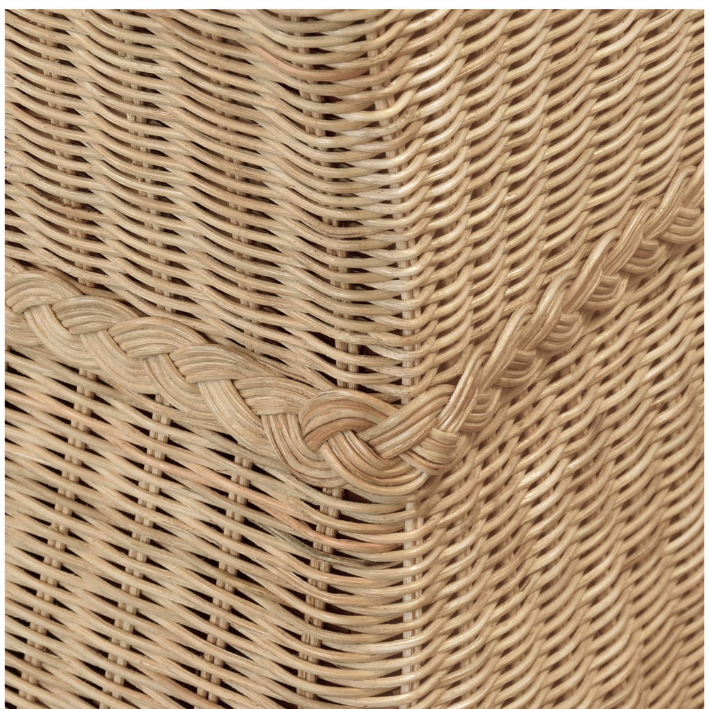 Duchess Woven Rattan Sofa Braided Wicker Details
