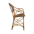Dupont Rattan Arm Chair side view