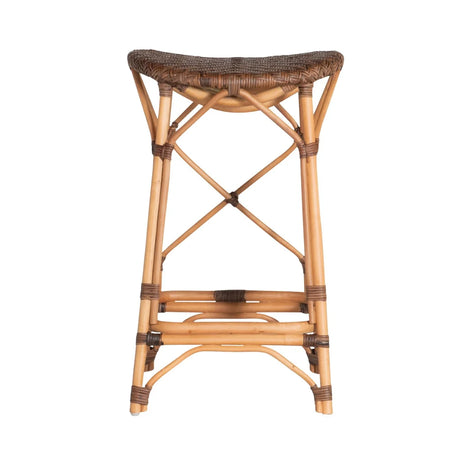 Dupont Rattan Counter Stool - backless style