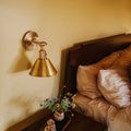 Kingsley Wall Sconce Styled in Bedroom