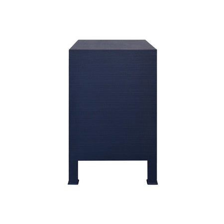 Miles Navy Nightstand - Side View
