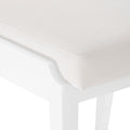 Florian White Chair cushion closeup
