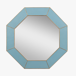 Edgar Chambray Shagreen Mirror
