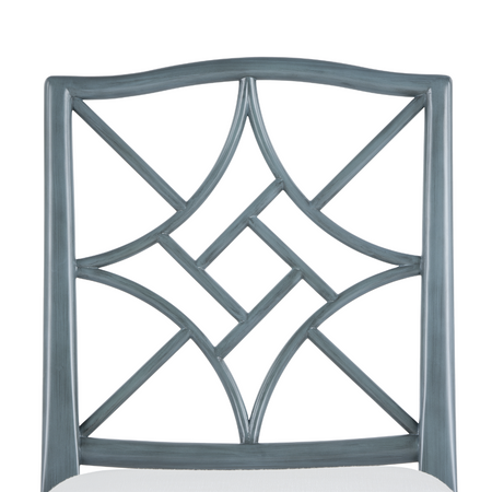 Edith Fog Side Chair fretwork back
