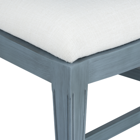 Edith Fog Side Chair seat closeup