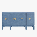 Edmond Blue Grasscloth Buffet