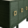 Edmond Forest Grasscloth Buffet Details
