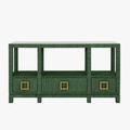 Edmond Forest Grasscloth Console