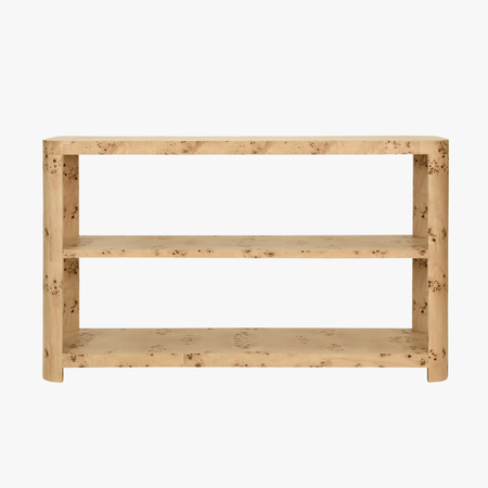 Elgin Burl Console Table