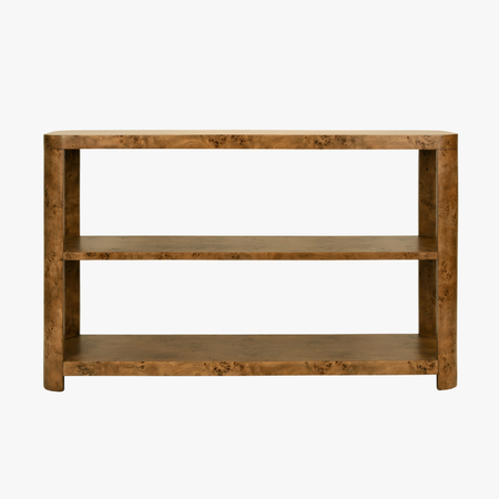 Elgin Dark Burl Console Table