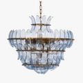Eloise Blue Glass Chandelier