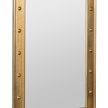Erin Gates Rivet Gold Wall Mirror